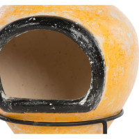 Miniatyr av produktbild för RedFire Eldstad Soledad lera gul/svart 86035