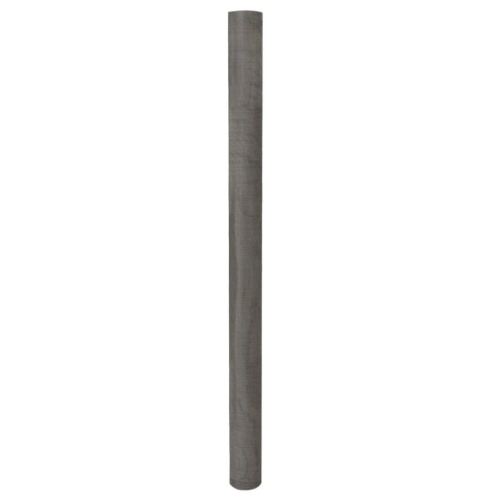 Produktbild för Insektsnät rostfritt stål 100x1000 cm silver