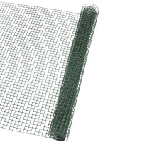 Produktbild för Nature Staketväv fyrkantig mesh 5x5 mm 1x3 m grön