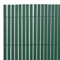 Produktbild för Dubbelsidigt insynsskydd PVC 90x500 cm grön