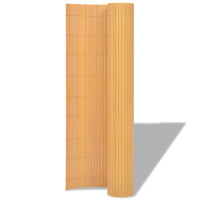 Produktbild för Dubbelsidigt insynsskydd PVC 90x500 cm gul