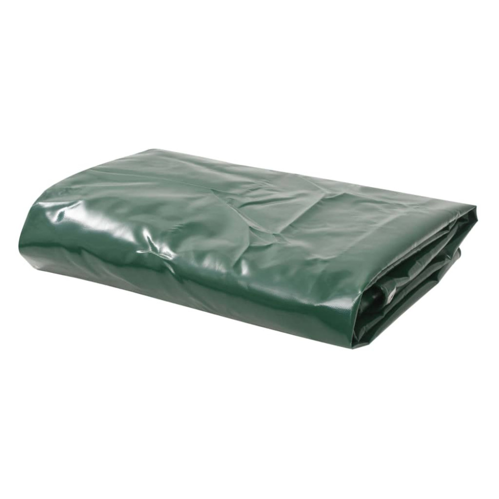 Produktbild för Presenning 650 g/m² 4x6 m grön