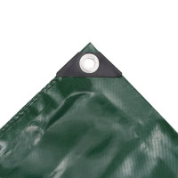 Produktbild för Presenning 650 g/m² 4x6 m grön