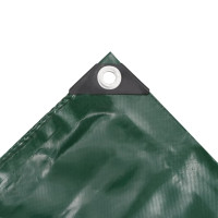 Produktbild för Presenning 650 g/m² 3x6 m grön