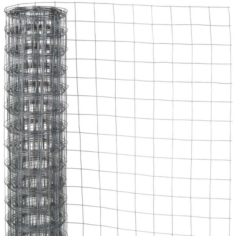Produktbild för Nature Ståltrådsnät fyrkantig 0,5x2,5 m 13 mm galvaniserat stål