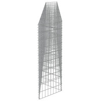 Produktbild för Gabionmur i galvaniserat stål 450x30x100 cm