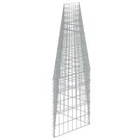 Miniatyr av produktbild för Gabionmur i galvaniserat stål 630x30x50 cm
