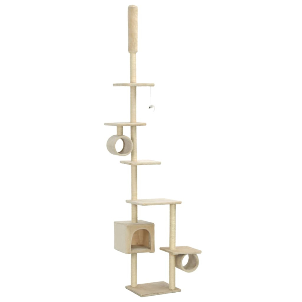 Produktbild för Klösträd med sisalpelare 260 cm beige