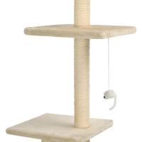 Produktbild för Klösträd med sisalpelare 260 cm beige