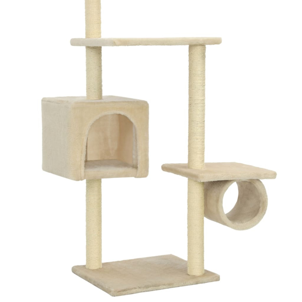 Produktbild för Klösträd med sisalpelare 260 cm beige
