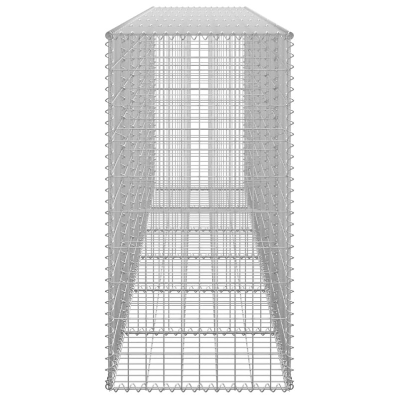 Produktbild för Gabionmur i galvaniserat stål 300x50x100 cm