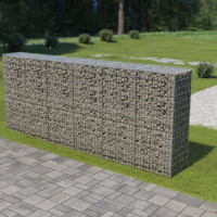 Produktbild för Gabionmur i galvaniserat stål 300x50x150 cm