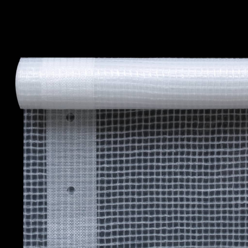 Produktbild för Leno presenning 260 g/m² 3x15 m vit