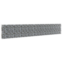 Produktbild för Gabionmur i galvaniserat stål 600x30x100 cm