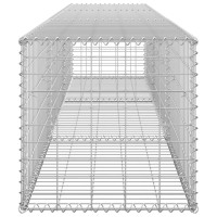 Produktbild för Gabionmur i galvaniserat stål 300x50x50 cm