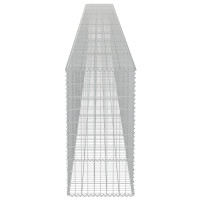 Produktbild för Gabionmur i galvaniserat stål 900x50x100 cm