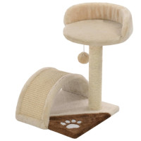 Produktbild för Klösträd med sisalpelare 40 cm beige och brun