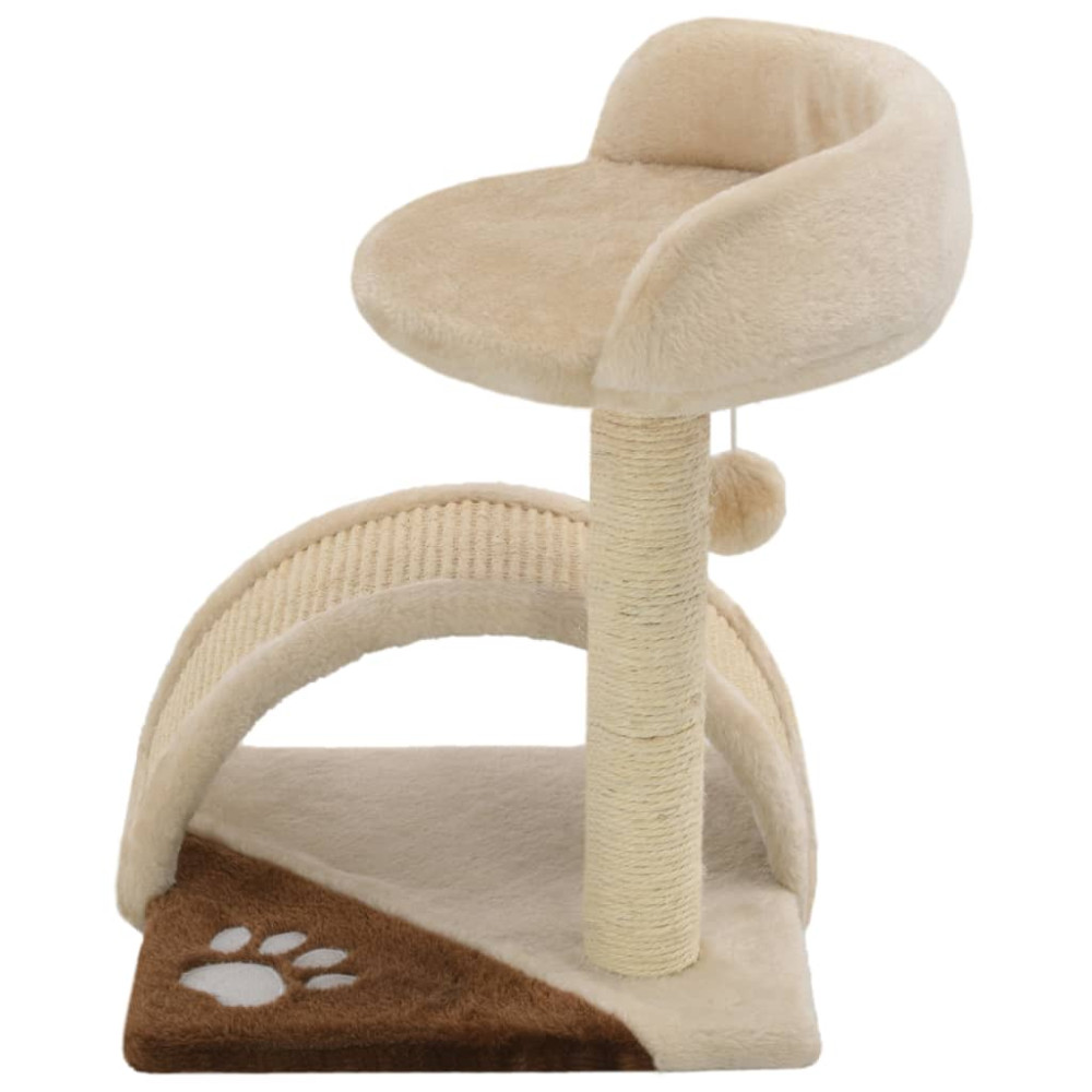Produktbild för Klösträd med sisalpelare 40 cm beige och brun