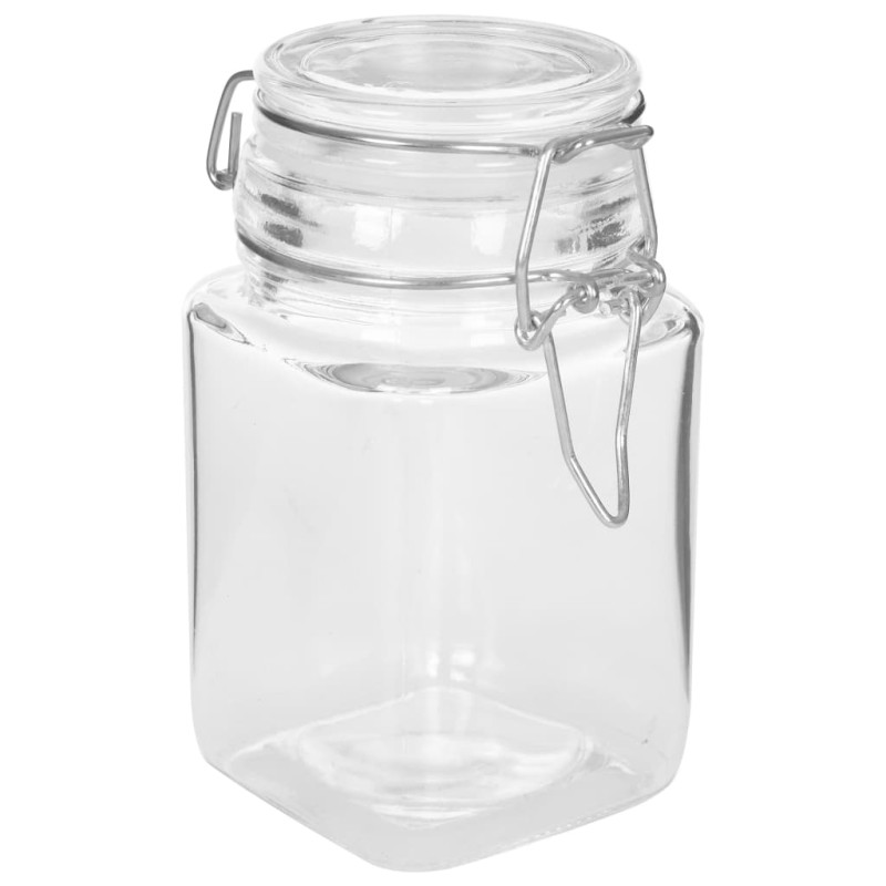 Produktbild för Syltburkar i glas med lock 12 st 260 ml