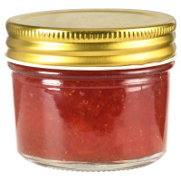 Produktbild för Syltburkar i glas med guldfärgade lock 96 st 110 ml