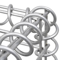 Produktbild för Gabionmur med lock galvaniserat stål 300x50x200 cm