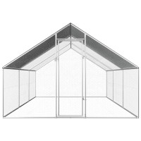 Produktbild för Hönsbur för utomhusbruk 2,75x6x1,92 m galvaniserat stål