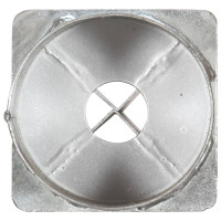 Produktbild för Jordspett 6 st silver 12x91 cm galvaniserat stål