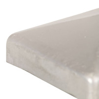 Produktbild för Stolphattar pyramid 6 st galvaniserad metall 91x91 mm