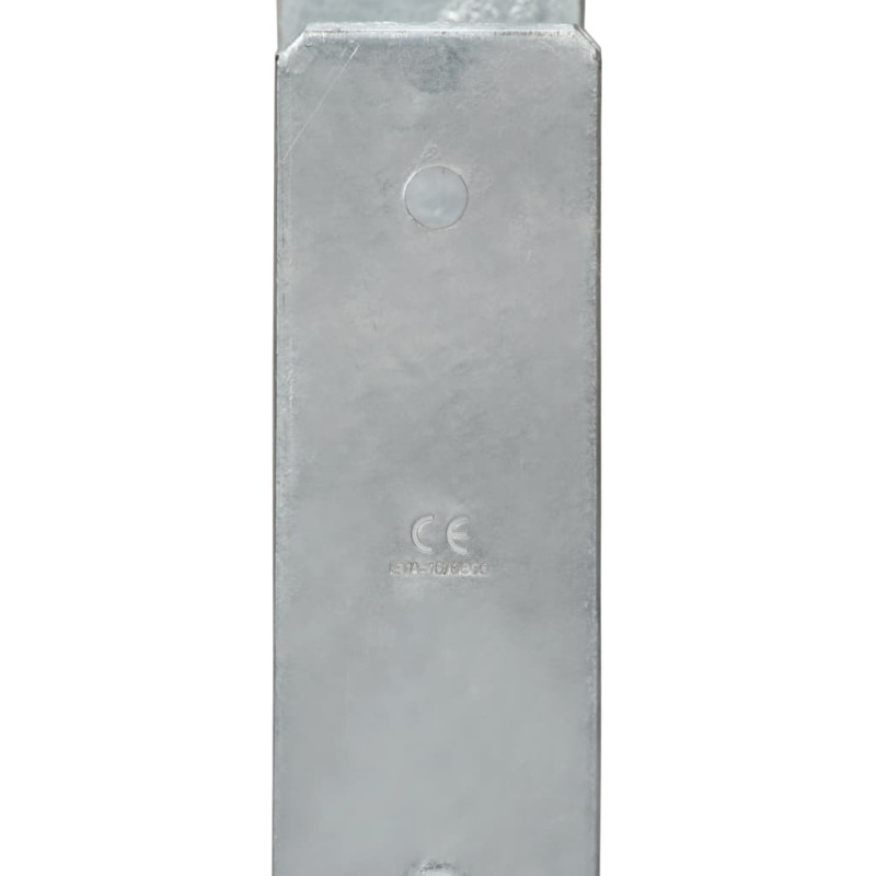 Produktbild för Jordankare 2 st silver 7x6x60 cm galvaniserat stål
