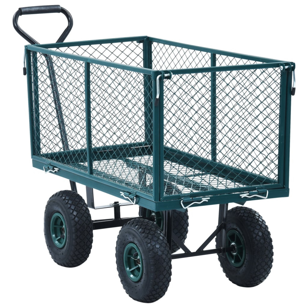 Produktbild för Trädgårdsvagn grön 350 kg