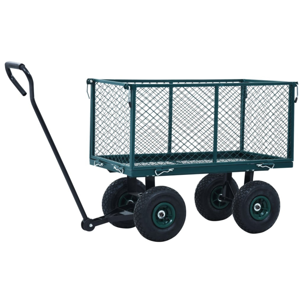 Produktbild för Trädgårdsvagn grön 350 kg