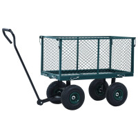 Produktbild för Trädgårdsvagn grön 350 kg