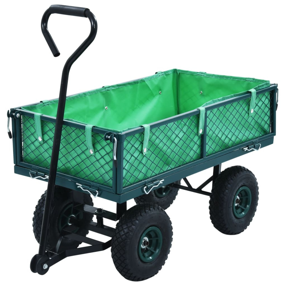 Produktbild för Trädgårdsvagn grön 250 kg