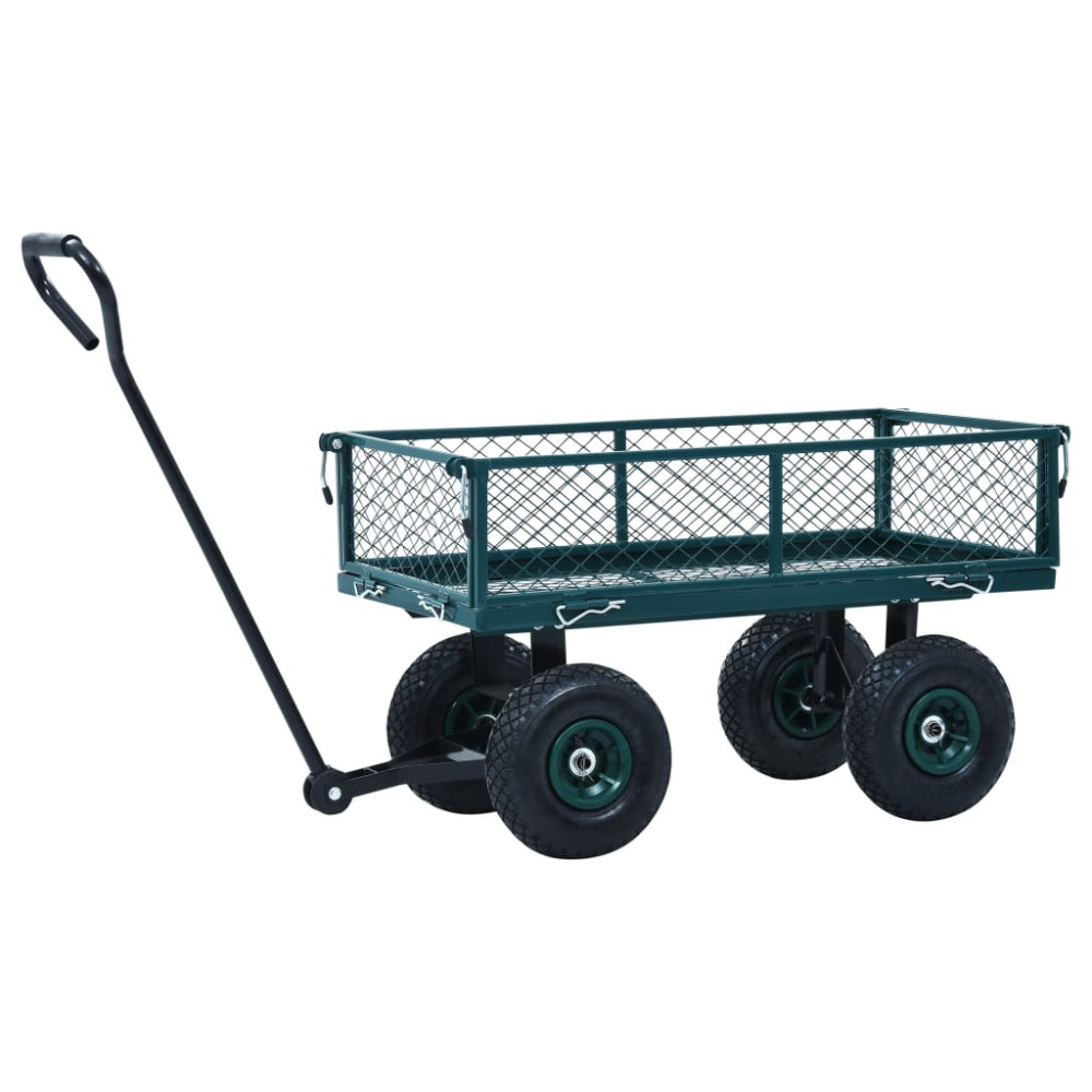 Produktbild för Trädgårdsvagn grön 250 kg
