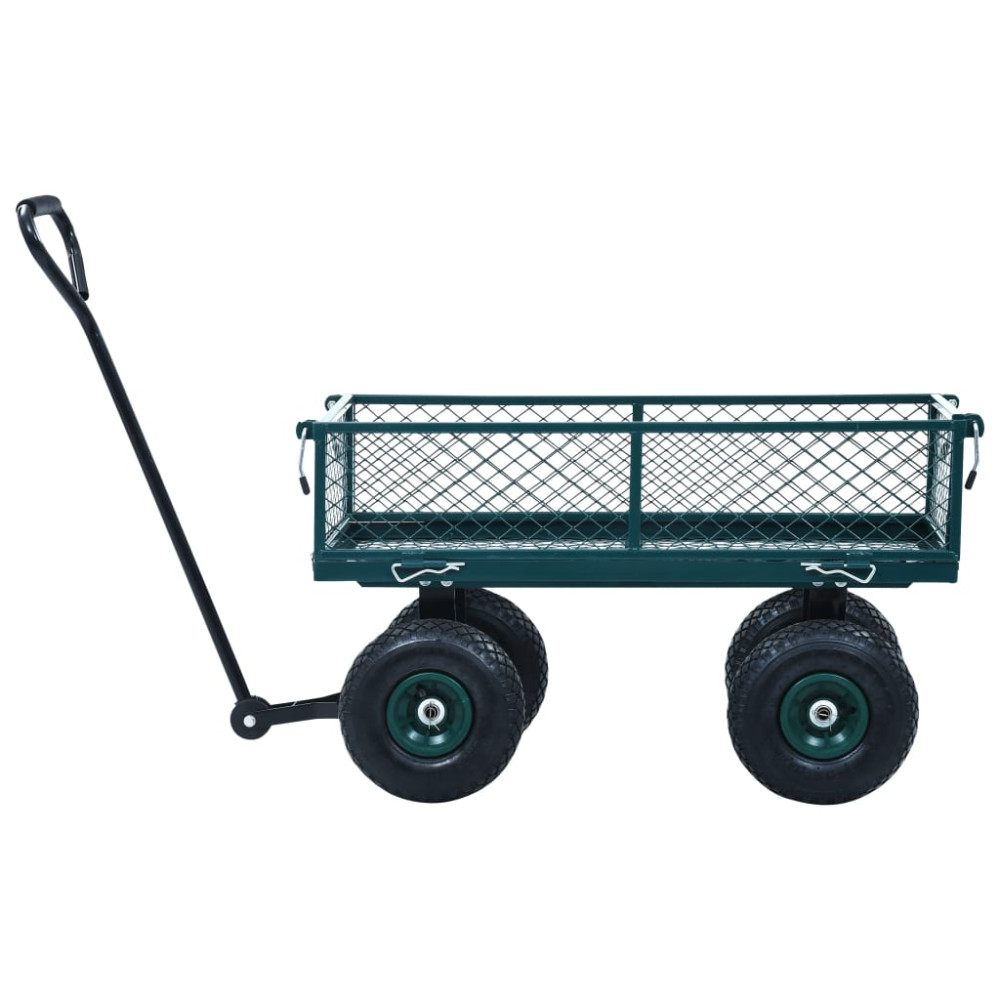 Produktbild för Trädgårdsvagn grön 250 kg