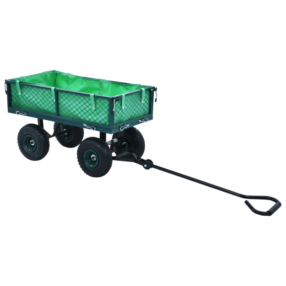 Produktbild för Trädgårdsvagn grön 250 kg