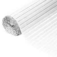 Produktbild för Nature Dubbelsidigt insynsskydd PVC 1x3m vit