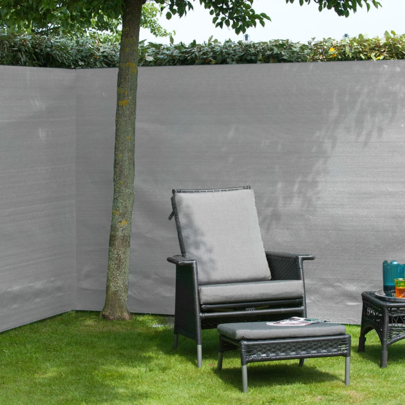 Produktbild för Nature Staketväv PE 1,2x5 m grå