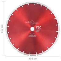 Produktbild för Diamantklinga stål 350 mm