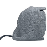 Miniatyr av produktbild för Stenformat trädgårdsuttag 2 uttag polyresin grå