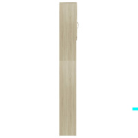 Produktbild för Badrumsskåp sonoma-ek konstruerat trä