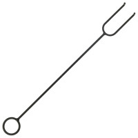 Produktbild för Eldstad med eldgaffel 76 cm XXL stål