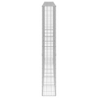 Produktbild för Gabionmur galvaniserat stål 300x30x200 cm