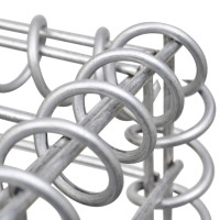 Produktbild för Gabionmur galvaniserat stål 300x30x200 cm