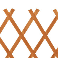 Produktbild för Spaljéstaket orange 120x90 cm massivt granträ