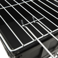Produktbild för 2-i-1 Eldstad och grill 34x34x48 cm stål
