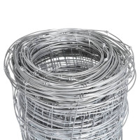 Produktbild för Fårstängsel galvaniserat stål 50 m 150 cm silver