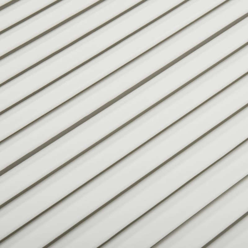Produktbild för Skåpluckor lamelldesign 4 st vit 69x59,4 cm massiv furu
