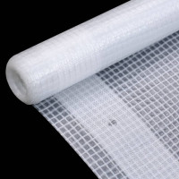 Produktbild för Leno presenning 2 st 260 g/m² 3x4 m vit
