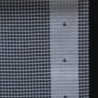 Produktbild för Leno presenning 2 st 260 g/m² 2x10 m vit
